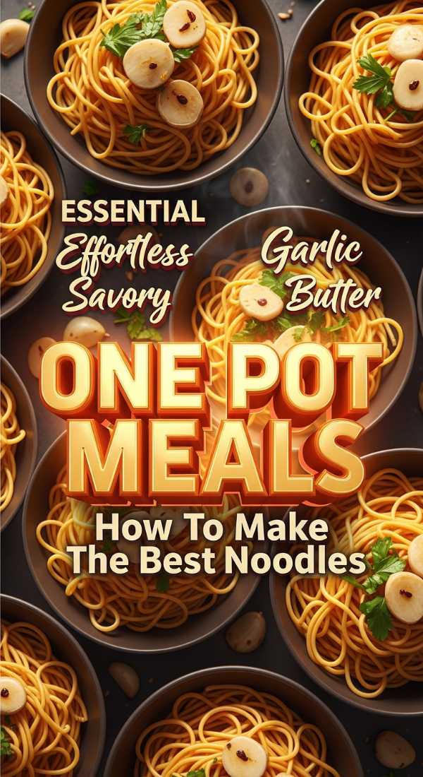 How To Make The Best Savory Garlic Butter One Pot Noodles 69e4a94864426