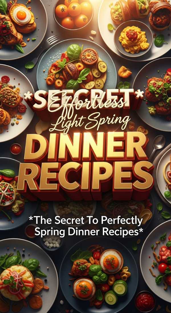 How To Make The Best Spring Dinner Recipes 69ec985e7e363