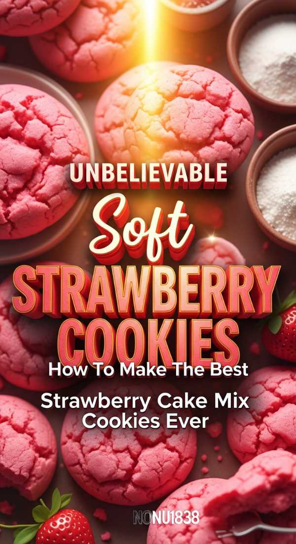 How To Make The Best Strawberry Cake Mix Cookies Ever 69e864425da99