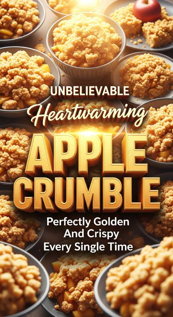 How To Make The Crispiest Apple Crumble