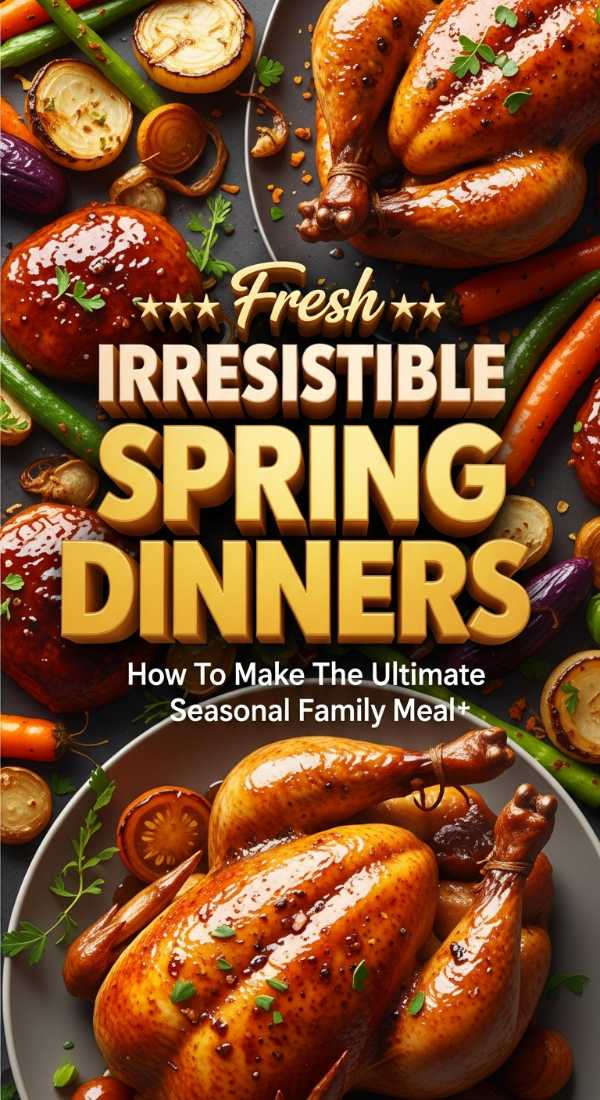 How To Make The Ultimate Seasonal Spring Family Dinner 69e9b9c47ea35
