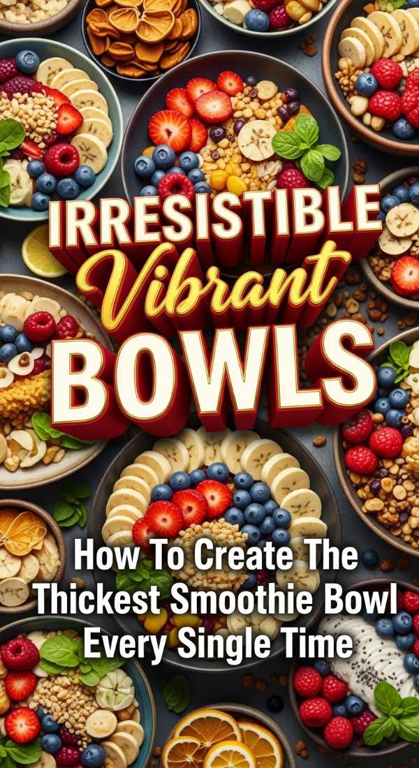 How To Make Thick Smoothie Bowls 69eb222aabe9d