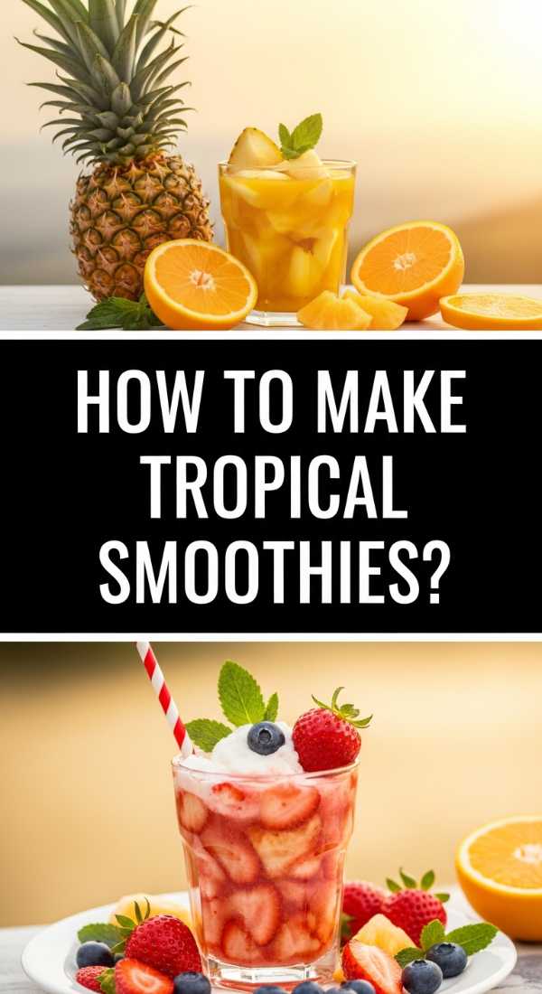 How To Make Tropical Smoothies 69e75812dc3ec