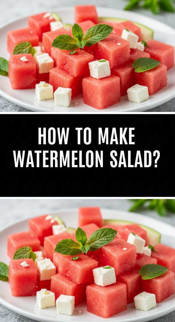 How To Make Watermelon Salad 69ef870dc70f7