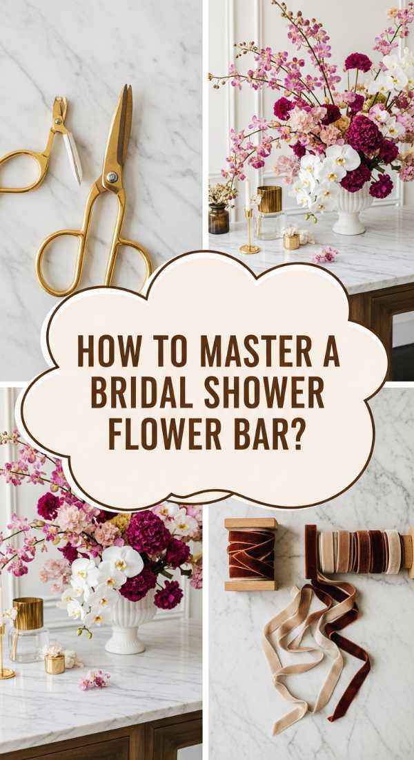 How To Master A Bridal Shower Flower Bar For Pure Luxury 69f08045403e0