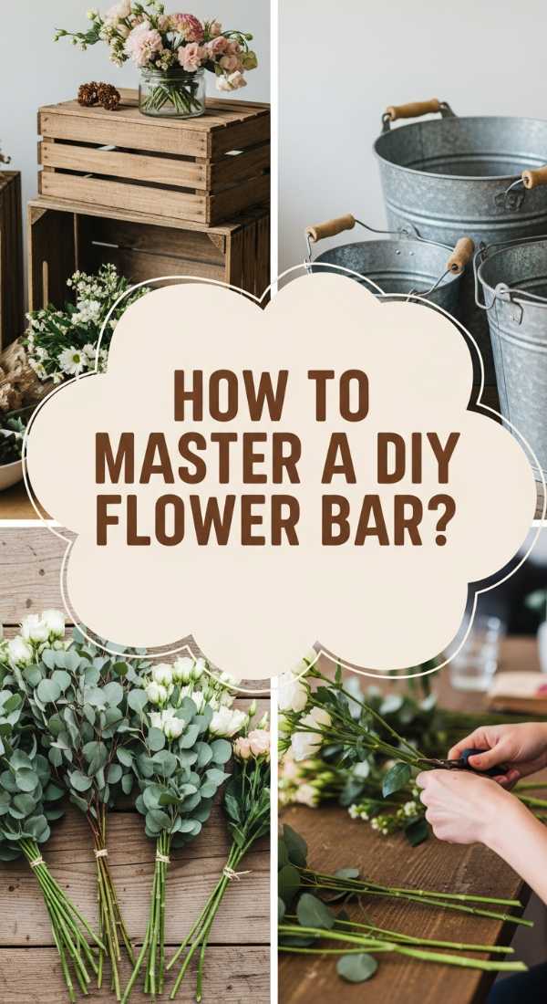 How To Master A Diy Flower Bar For A Creative Home Gathering 69f0803aa3a06