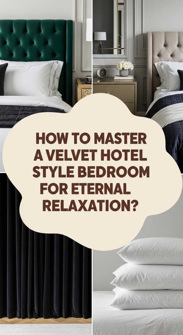 How To Master A Velvet Hotel Style Bedroom For Eternal Relaxation 69edf96f1d4fa