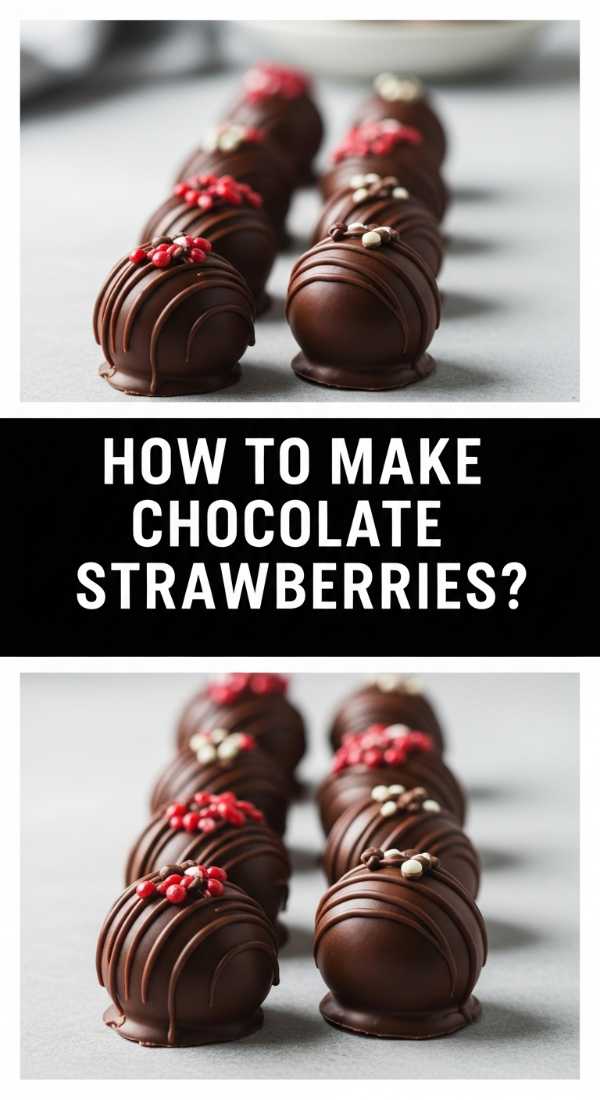 How To Master Chocolate Covered Strawberries Recipe 69ee3ae31460d