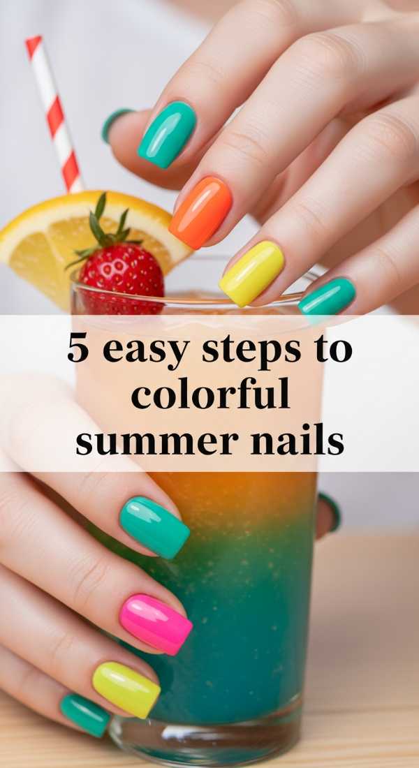 How To Master Colorful Mix And Match Nails 69e31ef66b59f