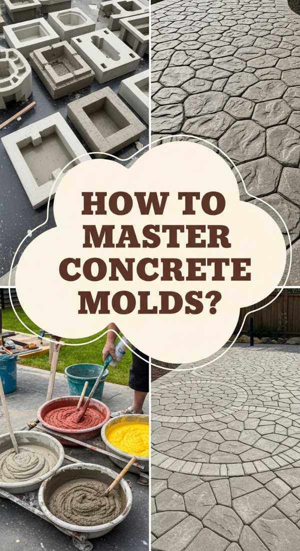 How To Master Concrete Molds Diy For Stunning Custom Walkways 69df1b5b81923