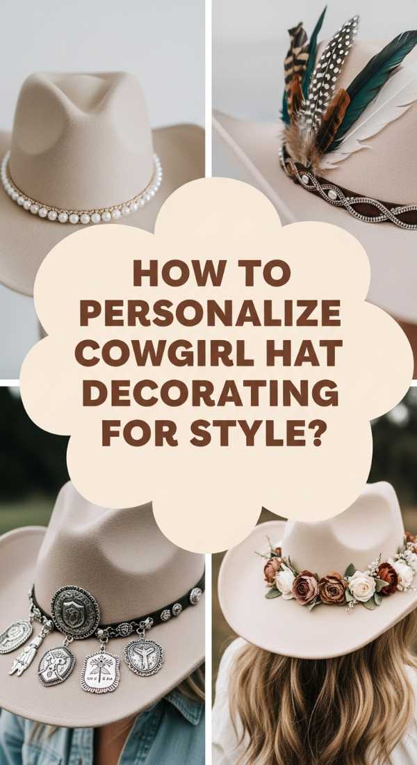 How To Master Cowgirl Hat Decorating Ideas For Your Next Aesthetic Event 69df1dacaaea9