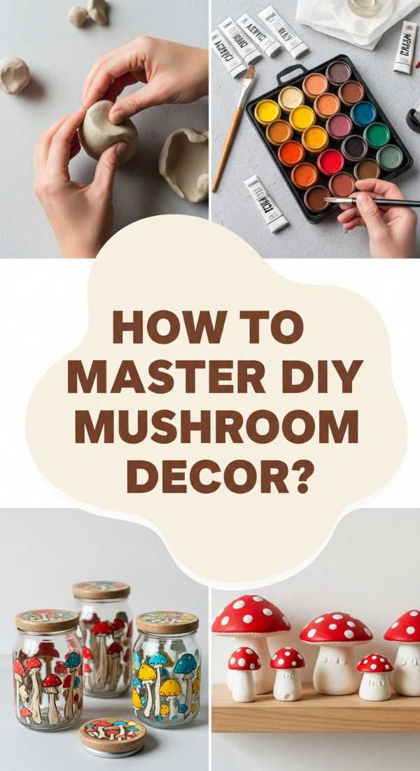 How To Master Diy Mushroom Decor For Budget Friendly Styling 69ecb07789cf9