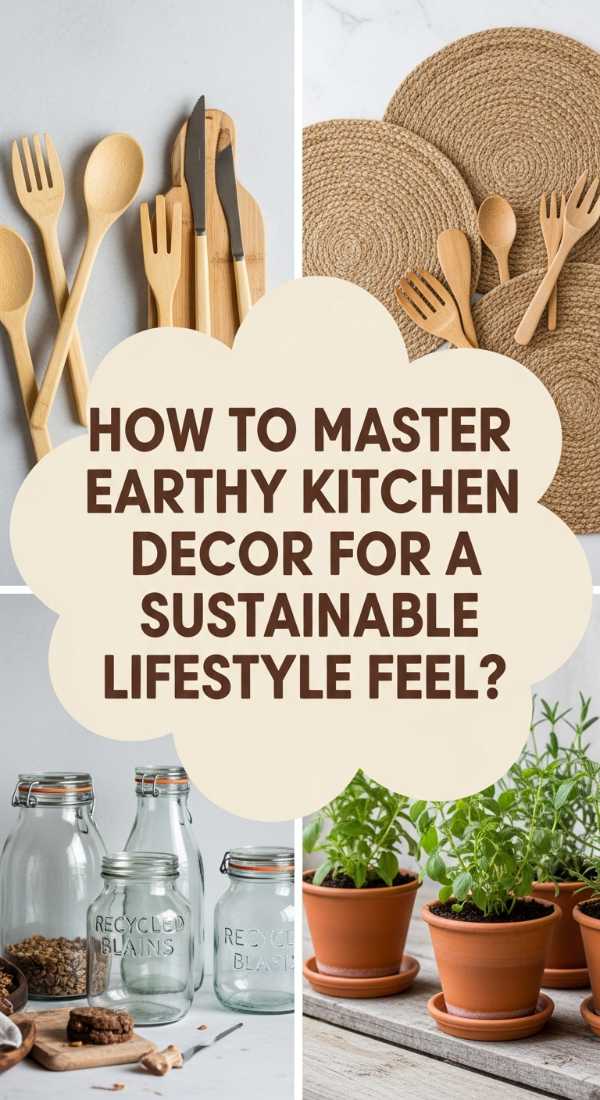 How To Master Earthy Kitchen Decor For A Sustainable Lifestyle Feel 69eb42d39503b