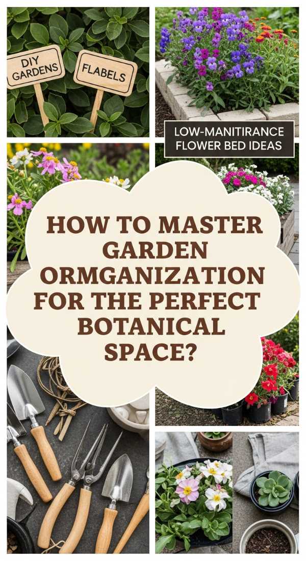 How To Master Garden Organization For The Perfect Botanical Space 69e722847b849