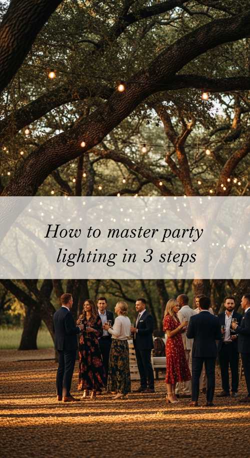 How to Master Golden Hour Party Lighting