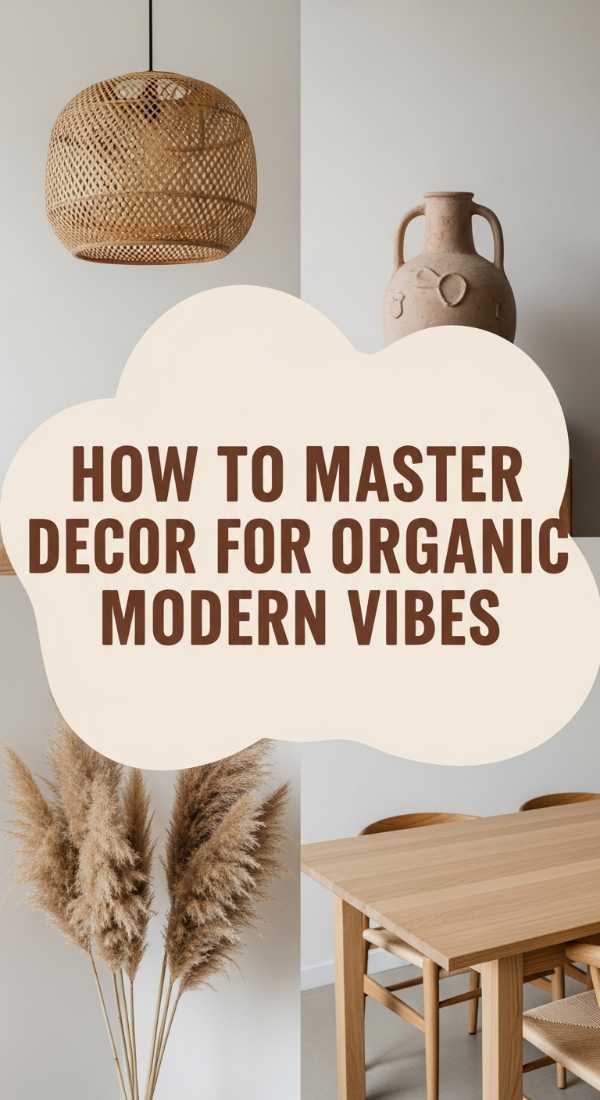 How To Master Home Decor For An Organic Modern Vibe 69f082149e04b
