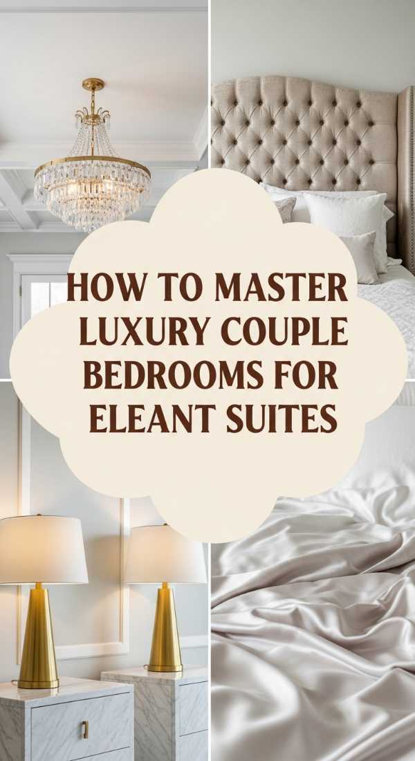 How To Master Luxury Couple Bedroom Decor For An Elegant Suite 69f234ffd3378