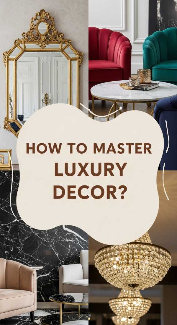 How To Master Luxury Home Decor For An Expensive Feel 69e4bf3821295