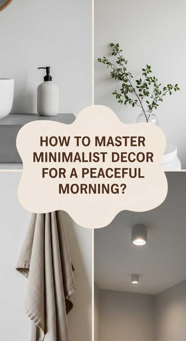 How To Master Minimalist Decor For A Peaceful Morning 69e5fdfc38056