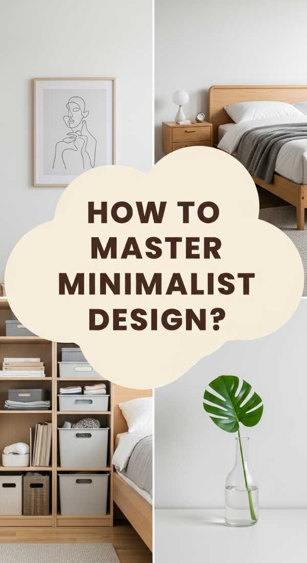 How To Master Minimalist Design For A Clutter Free Mind 69df1b4f223df