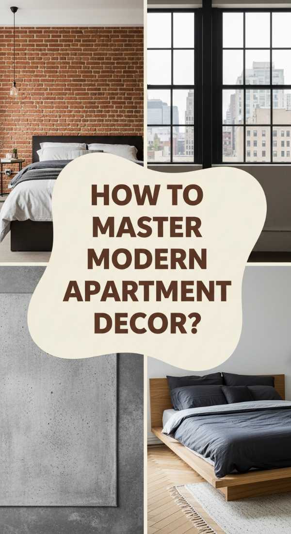 How To Master Modern Apartment Bedroom Decor For A Sleek Urban Look 69edf9637d7a1