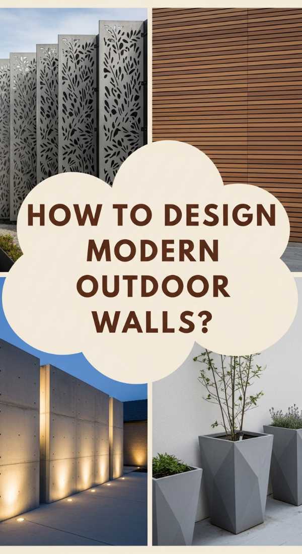 How To Master Modern Garden Walls For An Upscale Vibe 69e270a110e64