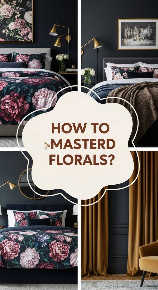 How To Master Moody Floral Bedding For Sophisticated Vibes 69f2f4e6ab57e
