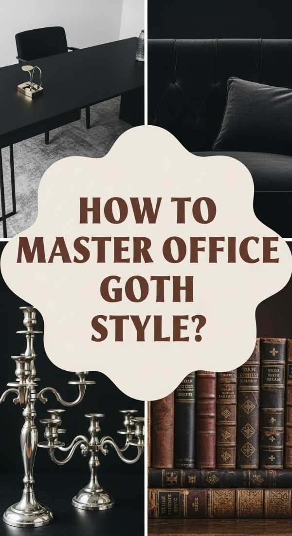 How to Master Office Goth Aesthetics for Moody Inspiration