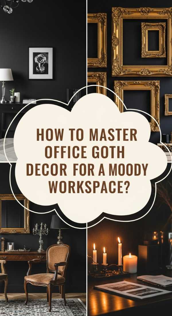 How To Master Office Goth Decor For A Moody Workspace 69ef17160011c