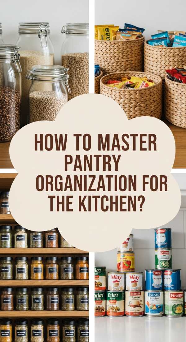 How To Master Pantry Organization For A Stress Free Kitchen 69ef139e6d4d2