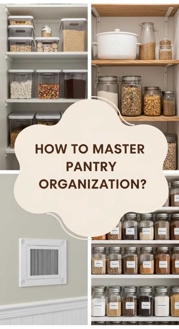 How To Master Pantry Organization For A Tidy Kitchen 69edfc11b22bd