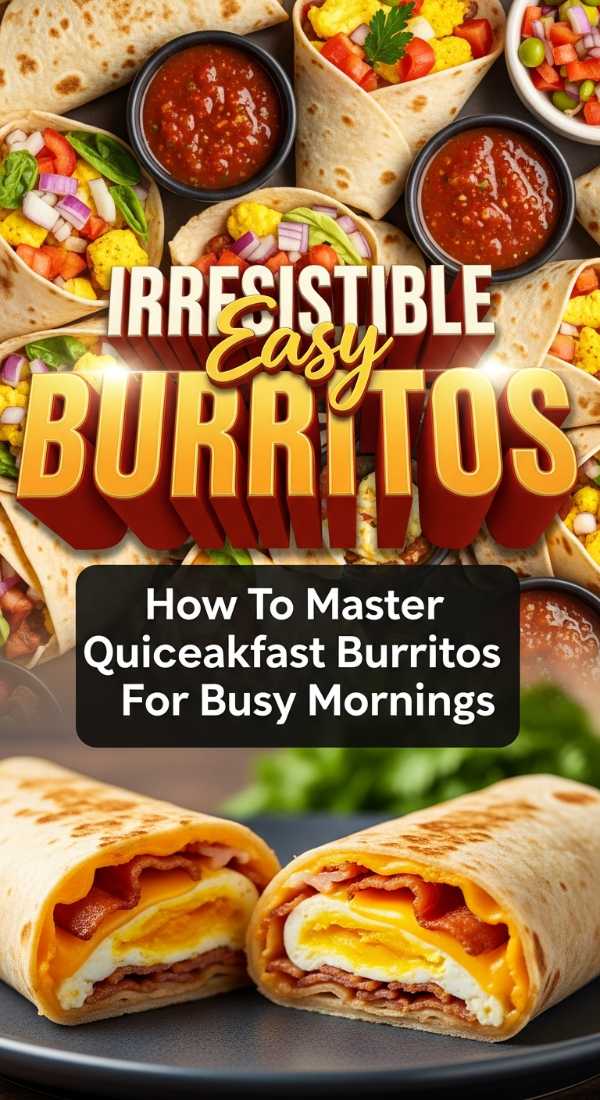 How To Master Quick Breakfast Burritos Every Time 69e7247637ae0