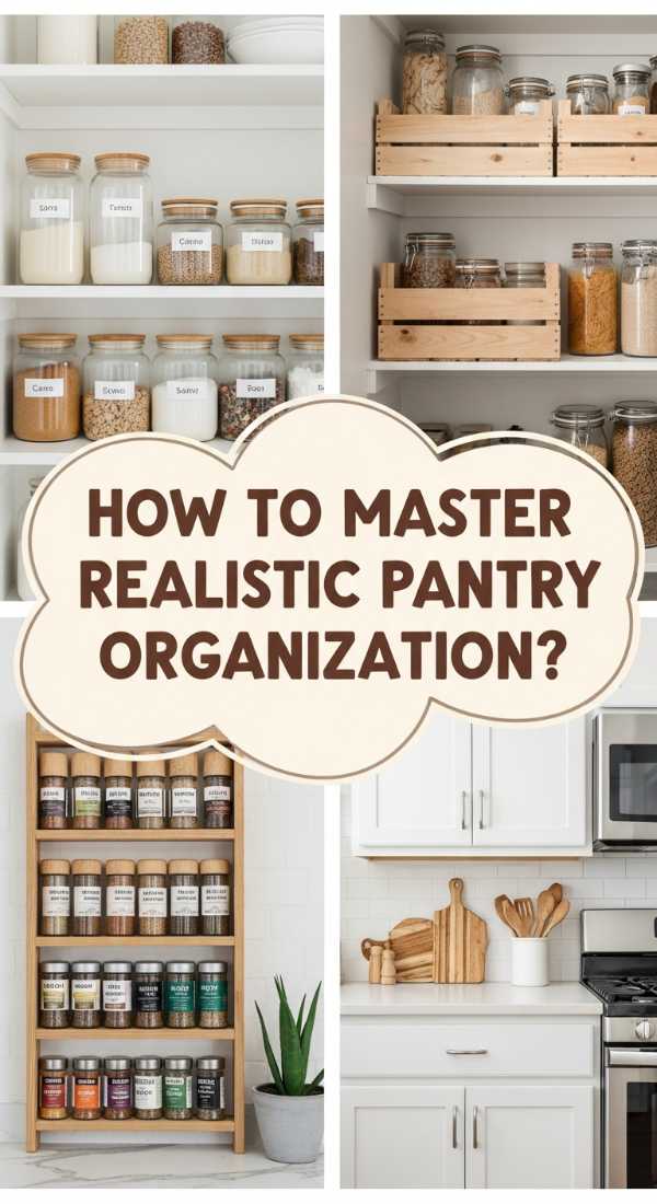How To Master Realistic Pantry Organization For A Functional Dream Kitchen 69f238a40cde3