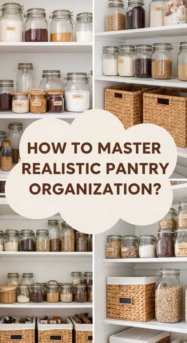 How To Master Realistic Pantry Organization For A Stress Free Kitchen 69edfc14a26a9