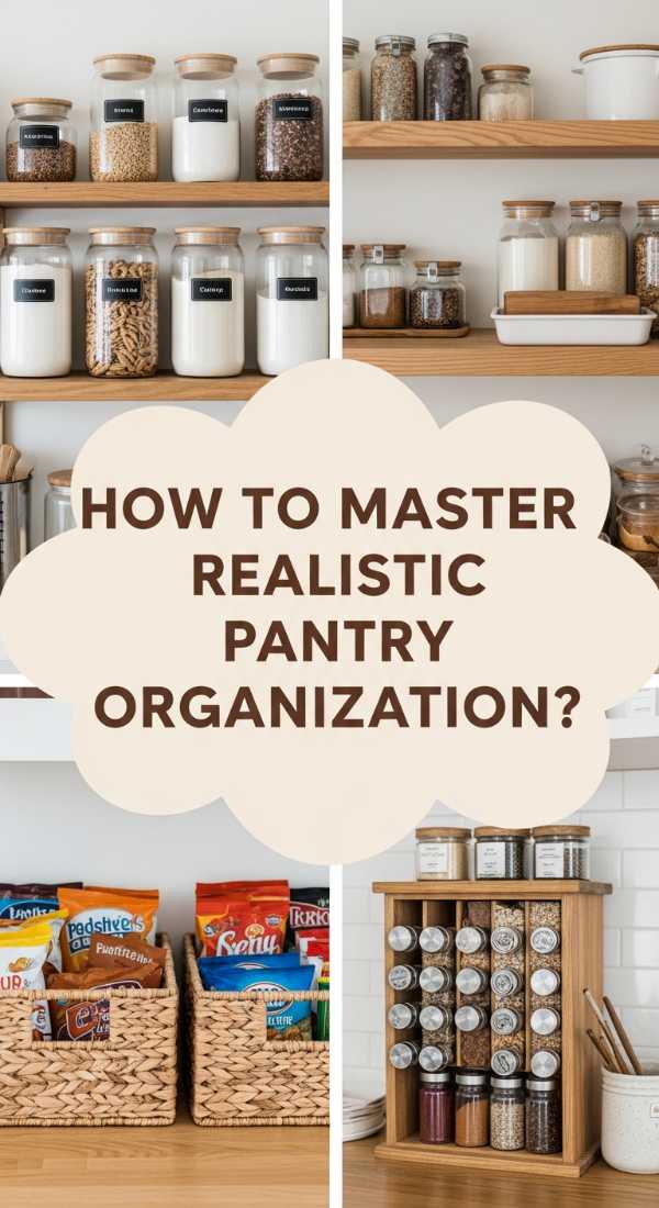 How To Master Realistic Pantry Organization For A Stress Free Kitchen 69ef13a1587d0