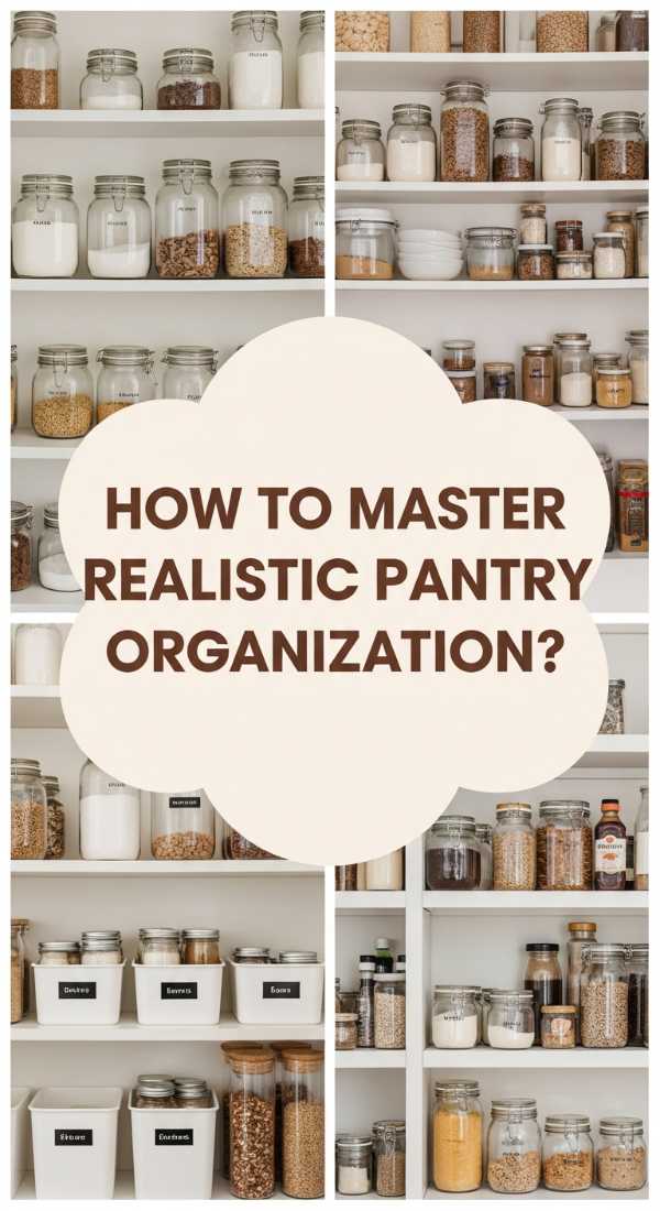 How To Master Realistic Pantry Organization For A Stress Free Kitchen 69ef17405028b