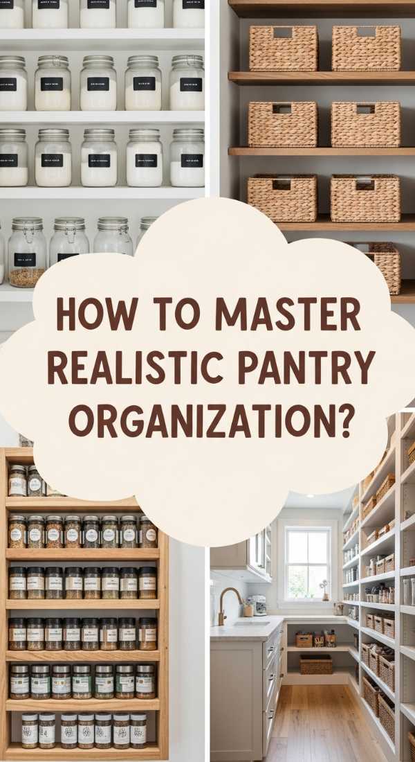 How To Master Realistic Pantry Organization For A Stress Free Kitchen 69f232f41229e