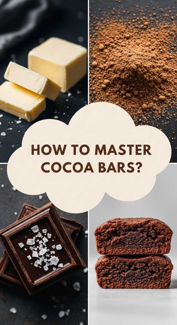 How To Master Rich Cocoa Bars For A Decadent Afternoon Pick Me Up 69e4807d61b94