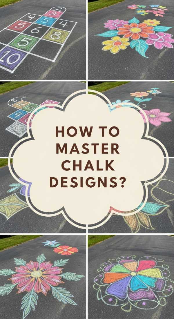 How To Master Sidewalk Chalk Designs For Artistic Neighborhood Fun 69edf97f52f68