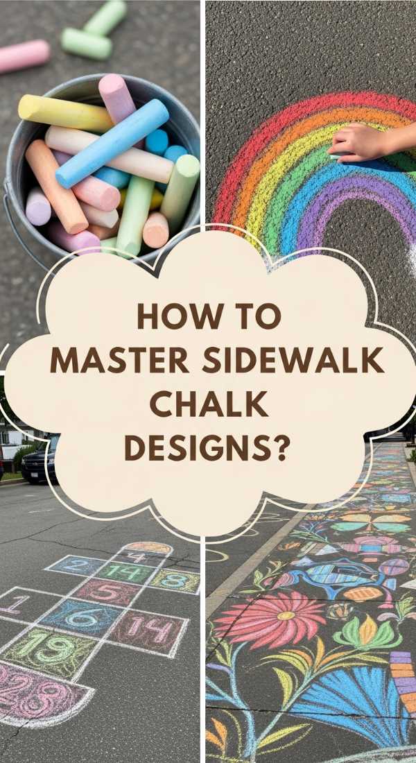 How To Master Sidewalk Chalk Designs For Creative Summer Days 69f238b0e40e3