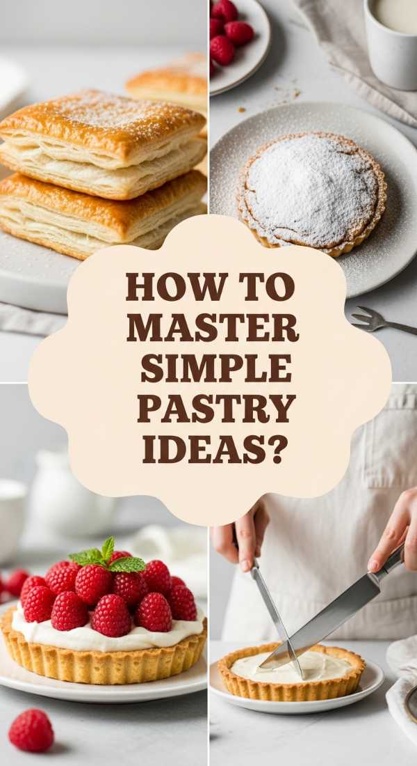 How To Master Simple Pastry Recipe Ideas For A Sophisticated Dessert Spread 69e22a181b723