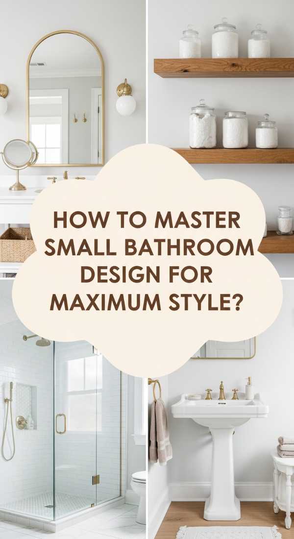How To Master Small Bathroom Design For Maximum Style 69e3258199bee