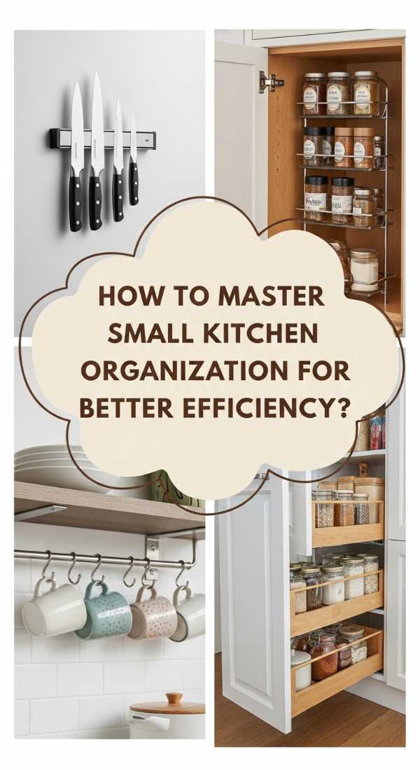 How To Master Small Kitchen Organization For Better Efficiency 69e3257fcbe0b