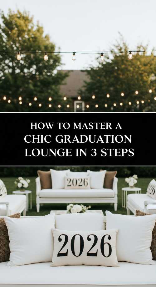 How to Master the Perfect Backyard Graduation Lounge