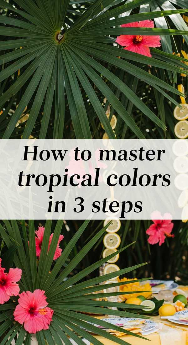 How To Master The Tropical Pink And Yellow Palette 69e32c44a4812