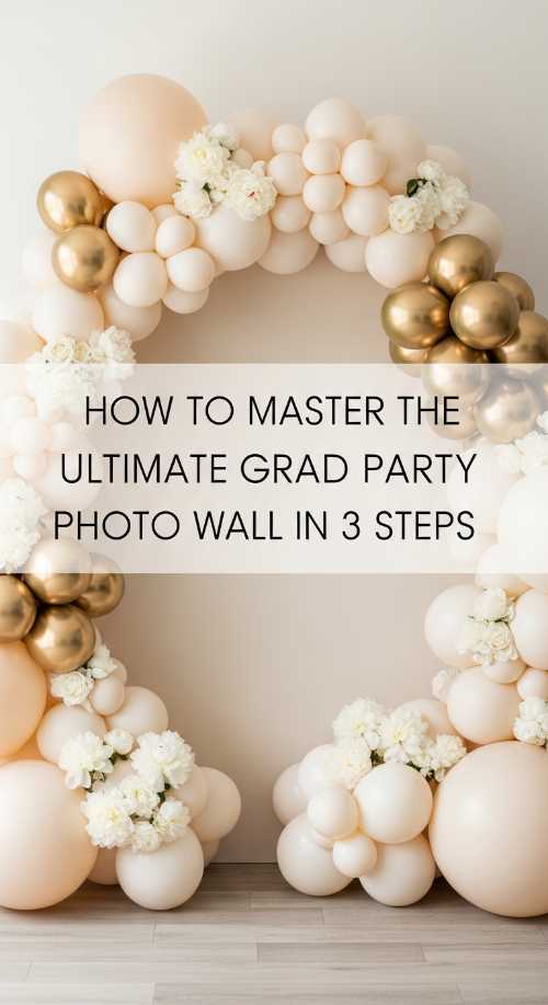 How to Master the Ultimate Grad Party Photo Wall