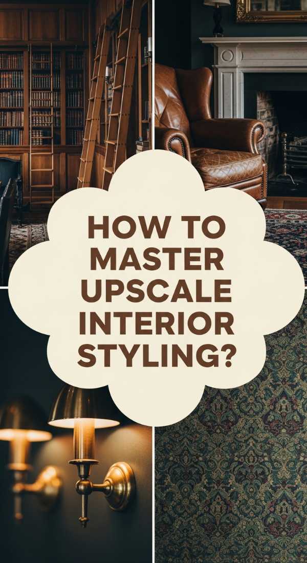 How To Master Upscale Interior Styling For A Sophisticated Sanctuary 69e7227778392