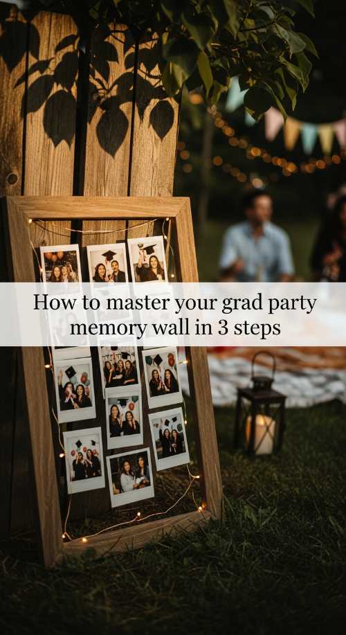 How to Master Your Grad Party Memory Wall in 3 Steps
