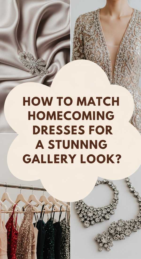 How To Match Homecoming Dresses For A Stunning Gallery Look 69f082189bfb8