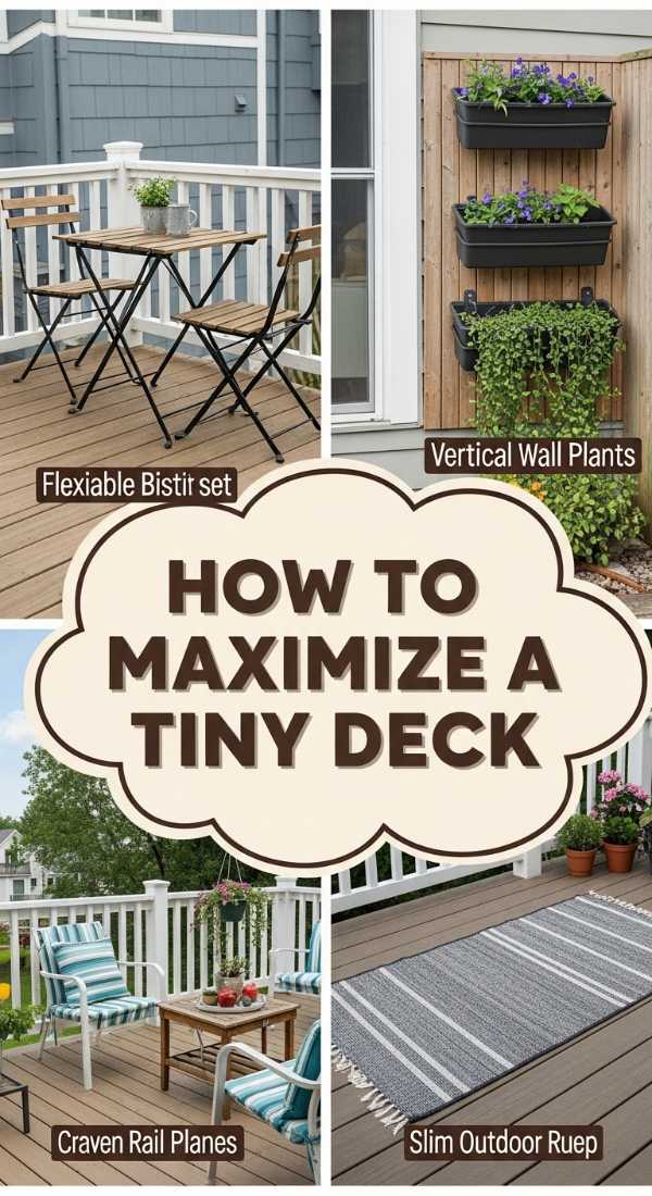 How to Maximize a Tiny Deck for Big Style and Comfort